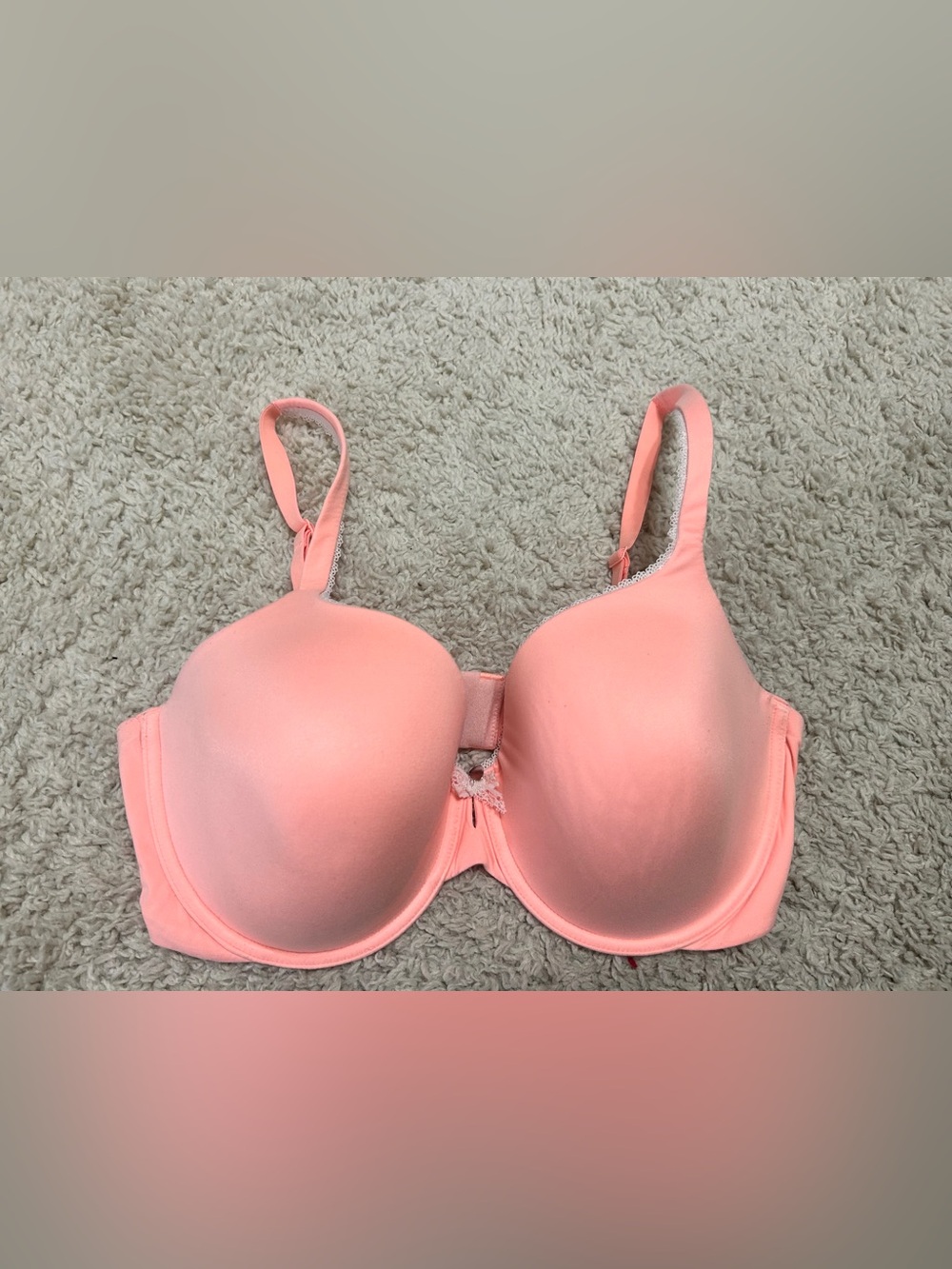 Victoria's Secret Coral Pink Molded T-Shirt Bra